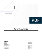 Ansys Forte Users Guide