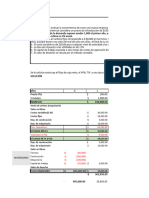 Ctos. Operativos - $ 65,000.00 Impuestos (17%) - $ 5,950.00