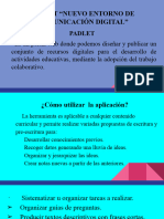 Socialización de La Herramienta Digital Padlet