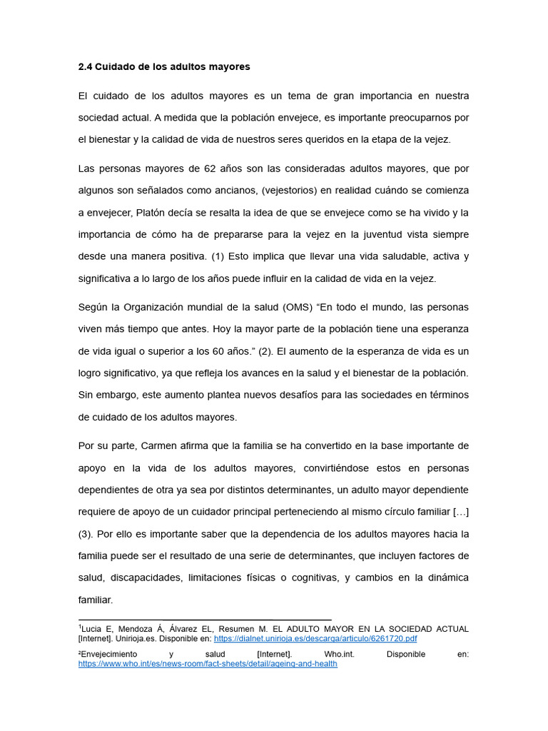 Cuidado Integral de Adultos Mayores | PDF | Vejez | Adultos