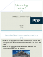 Epistemology - Lecture 3