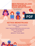 Sosialisasi Manajemen Kebersihan Dan Kesehatan Menstruasi 1