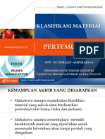 Kuliah 2 PM (Klasifikasi Material) Temp UEU-Dj