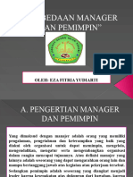 Perbedaan Manager Dan Pemimpin