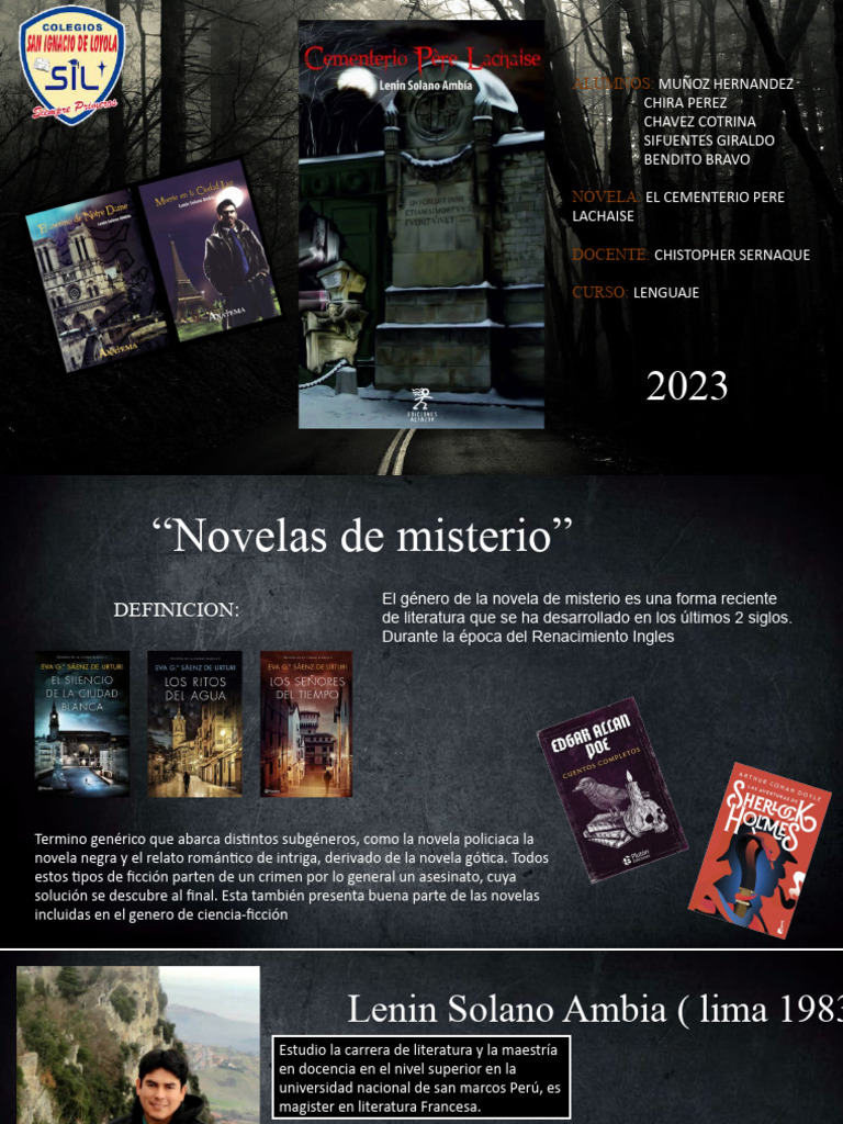 Lenguaje El Cementerio Pere Lachaise | PDF | Novelas | Película de misterio