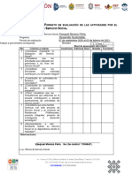 Formato de Evaluación de Las Actividades