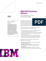 IBM SPSS Statistics - Datasheet