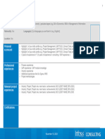 Infosys Consulting Scorecard