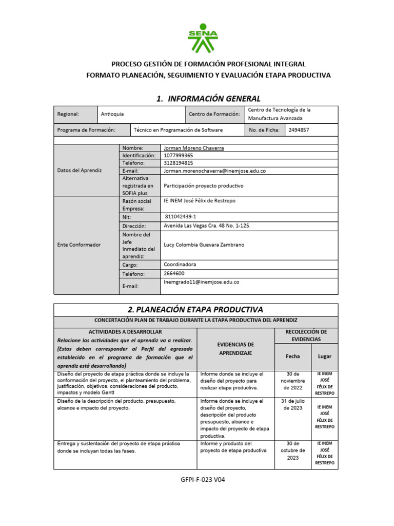 Información General | PDF | Crecimiento personal y profesional | Arte