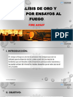Diapositivas - ANALISIS DE ORO POR FIRE ASSAY