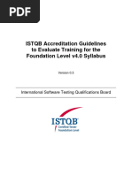 ISTQB CTFL Accreditation-Guidelines v4.0