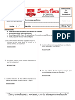 Examen Bimestral de Aptitud Academica 3ro Sec Fila A IV Bimestre