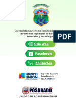 Universidad Autónoma Juan Misael Saracho Facultad de Ingeniería de Recursos Naturales y Tecnología UNIDAD de POSGRADO - FIRNT-2