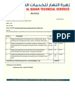 INVOICE For Gis Spray Painting Work