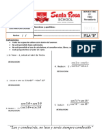 Examen Bimestral de Trigonometria 5to Sec Fila B IV Bimestre