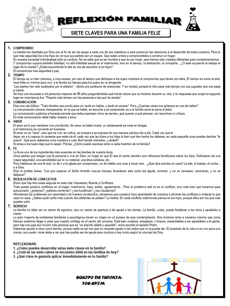Claves para una familia feliz | PDF | Amor