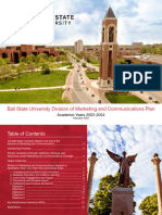 University Marketing Plan