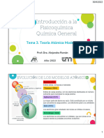 Tema 3. Teoría Atómica 2x1