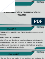 P1. ORGANIZACIÓN DE TALLERES SEMANA 9