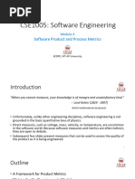 Module 4-Product and Process Metric