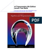 Algebra and Trigonometry 8th Edition Larson Test Bank