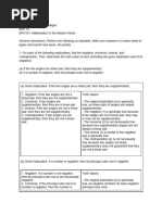 MTH 101 - Logic Assignment