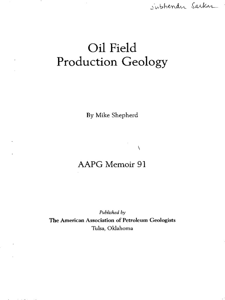 Oil Field Production Geology PDF