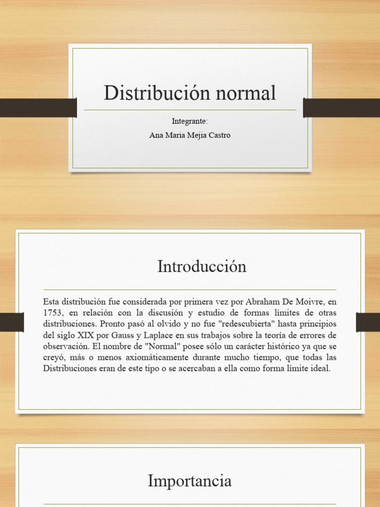 Distribución Normal | PDF | Distribución normal | Matemáticas 
