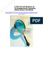 Auditing The Art and Science of Assurance Engagements Canadian 13th Edition Arens Test Bank