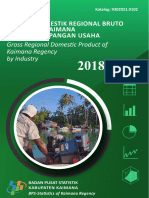 Produk Domestik Regional Bruto Kabupaten Kaimana Menurut Lapangan Usaha 2018-2022