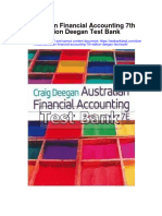 Australian Financial Accounting 7th Edition Deegan Test Bank