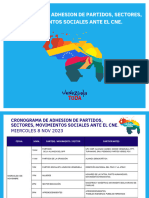 Copia Cronograma de Adhesion de Partidos, Sectores, Movimientos Sociales Ante El Cne.