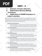 UNIT 3 Project Management