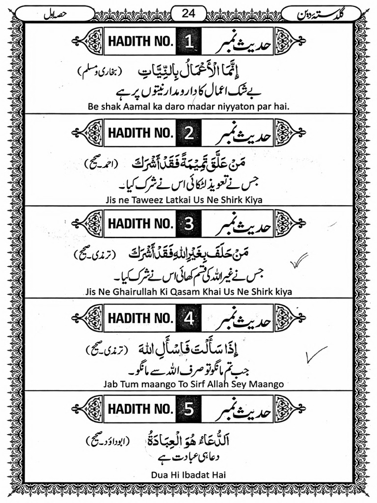 Hadees 1 | PDF