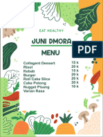 Menu Bazar