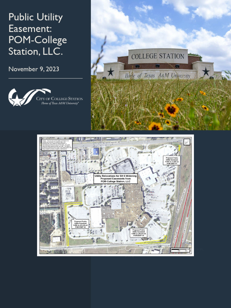 POM Public Utility Easement PDF