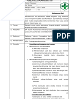 Sop Pemeliharaan Alat Kesehatan