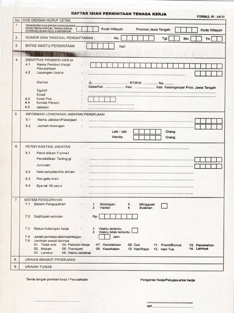 Form AK-III | PDF