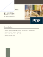 Transfer and Business Taxation-1