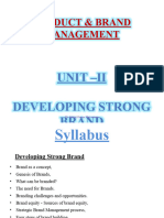 Unit2-Product and Brand Management