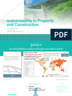 Sustainability in Property and Construction
