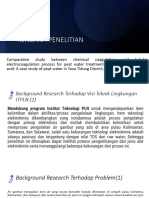 Rencana Penelitian Elektrokimia Air Gambut