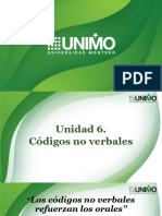 Unidad 6. Códigos No Verbales PDF