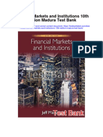 Financial Markets and Institutions 10th Edition Madura Test Bank
