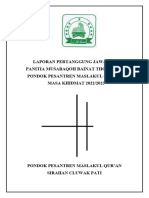 Laporan Pertanggung Jawaban Musbathol