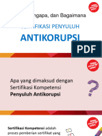 Apa Mengapa Dan Bagaimana Sertifikasi Penyuluh Antikorupsi