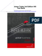 Global Business Today 3rd Edition Hill Test Bank