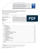 Supervised Classification and Mathematical Optimization