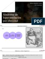 Síndrome de Hipoventilación Por Obesidad: Marino Hernández Gómez R2 Neumología