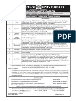 Notification PHD Programme University1 2022-23